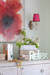 75 Shabby-Chic Style Red Living Room Ideas You'll Love - March ...