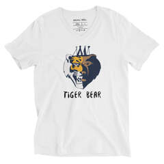 TIGER BEAR Unisex Short Sleeve V-Neck T-Shirt – Beau Bèl Collective