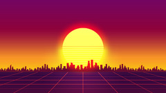 OUTRUN SYNTHWAVE PC - Heroscreen s