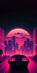 Outrun The Night - SynthWave Dave