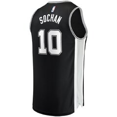 Youth Fanatics Pick Jeremy Sochan Black San Antonio Spurs 2022 NBA Draft First Round Fast Break Replica Jersey (Nike Men's San Antonio Spurs Victor Wembanyama Icon Swingman Jersey)