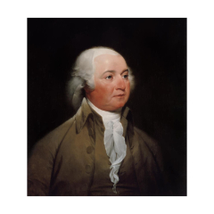 Digitally Restored American History Painting of President John Adams