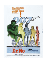 Dr. No, US poster, Sean Connery, 1962
