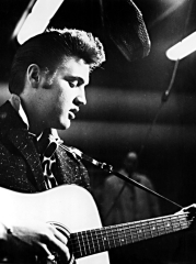 Elvis Presley, Recording in the Studio, June, 1956