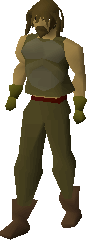 Old School RuneScape (osrs rune platebody g) (Poor looking man)