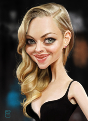 Amanda Seyfried (Amanda Seyfried by Fernando Méndez caricatures)