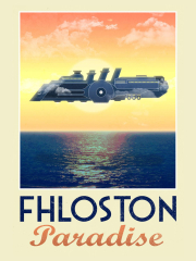 Fhloston Paradise Retro Travel Poster