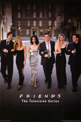 Friends Group Dressy TV Poster Print