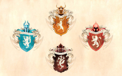 game of thrones, emblems, house stark