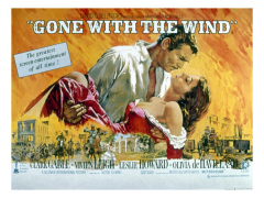 Gone with the Wind, Clark Gable, Vivien Leigh, 1939