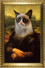 Grumpy Cat Mona Lisa