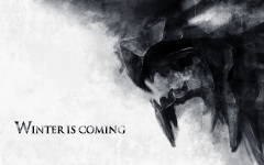 house stark, game of thrones, winter coming