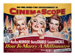 How To Marry A Millionaire, Betty Grable, Marilyn Monroe, Lauren Bacall, 1953