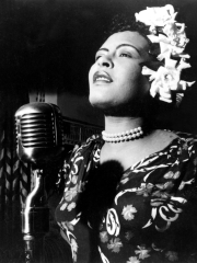 Jazz and Blues Singer Billie Holiday (1915-1959) in the 40&#x27;s