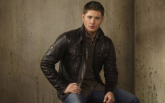 Jensen Ackles (jensen ackles leather jacket ) (Dean Winchester)