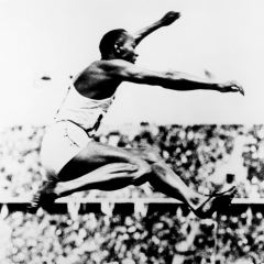 Jesse Owens, Winner of 4 Gold Medals at 1936 Olympics in Berlin