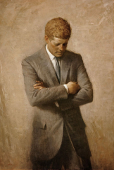 Portrait of John F. Kennedy (John F. Kennedy) (Aaron Shikler)