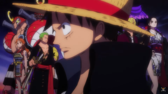 Straw Hat Pirates (one piece wano arc 1005) (Monkey D. Luffy)