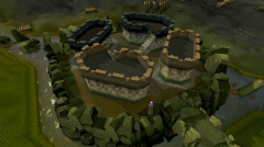 Old School RuneScape (runescape castle wars logo) (RuneScape)