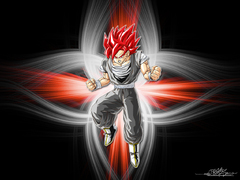 Dragon Ball Z (super saiyan evil goku ) (Dragon Ball GT)