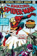 Marvel Comics Retro: The Amazing Spider-Man Comic Book Cover No.153, The Deadliest Hundred Yards