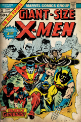 Marvel Comics Retro: The X-Men Comic Book Cover No.1 (aged)