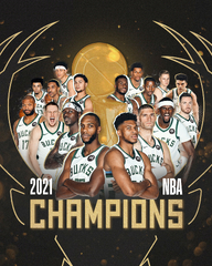 Milwaukee Bucks NBA Champions 2021