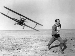 NORTH BY NORTHWEST, 1959 directed by ALFRED HITCHCOCK Cary Grant (b/w photo)