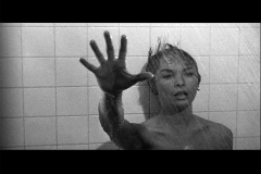PSYCHO, 1960 directed by ALFRED HITCHCOCK Janet Leigh (b/w photo)
