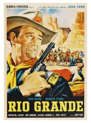 Rio Grande, Mexican Movie Poster, 1950