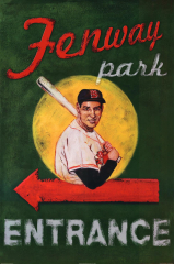 Robert Downs Fenway Park Entrance Boston Red Sox Sports Poster Print