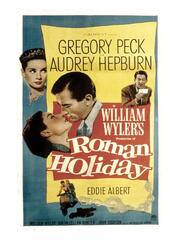 Roman Holiday, Audrey Hepburn, Gregory Peck, 1953