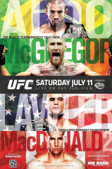 UFC 189 Fight Conor McGregor vs Jose Aldo Lawler vs MacDonald