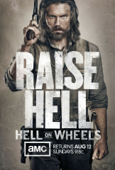 Hell on Wheels AMC TV Anson Mount Colm Meaney Phil Burke NEW