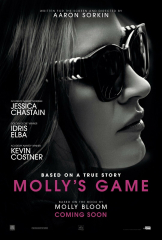 Mollys Game Movie Jessica Chastain Idris Elba Kevin Costner