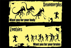 Predator Vs Aliens Xenomorphs Zombies