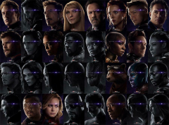 Avengers Endgame Movie All Character Set Diagrams