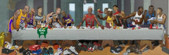Nba Stars Last Supper Kobe Bryant Jordan