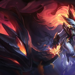 League of Legends (shadowfire kindred ) (Kindred Fire)