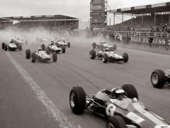 Start of the British Grand Prix at Siverstone, 1965