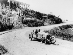 T Pilette in a Mercedes 4.5 Litre at the French Grand Prix, Lyons, 1914