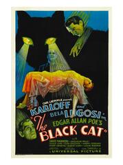 The Black Cat, Boris Karloff, Harry Cording, Jacqueline Wells, Bela Lugosi, 1934