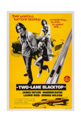 Two-Lane Blacktop, James Taylor, Laurie Bird, Dennis Wilson, 1971