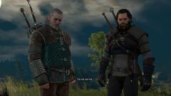 The Witcher 3: Wild Hunt (the witcher 3 grifo vs vesemir) (The Witcher)