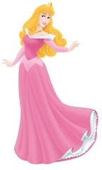 Briar Rose (disney aurora transparent) (RoomMates Disney Princess Sleeping Beauty Giant Peel & Stick Decal RMK1466GM)